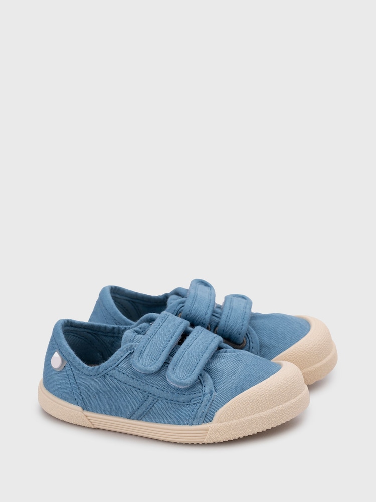 Igor Blue Lona Canvas Plimsolls Shoes - Image 1 of 6 Igor Blue Lona Canvas Plimsolls Shoes - Image 1 of 6