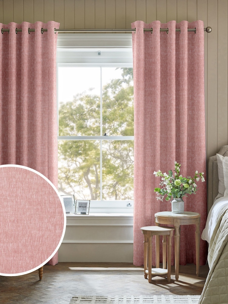 Blush Abeille Made to Measure Curtains - Image 1 of 9