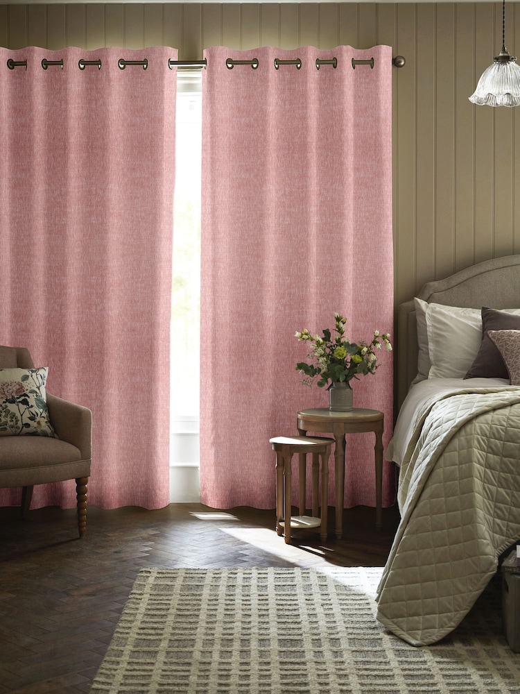 Blush Abeille Made to Measure Curtains - Image 2 of 9