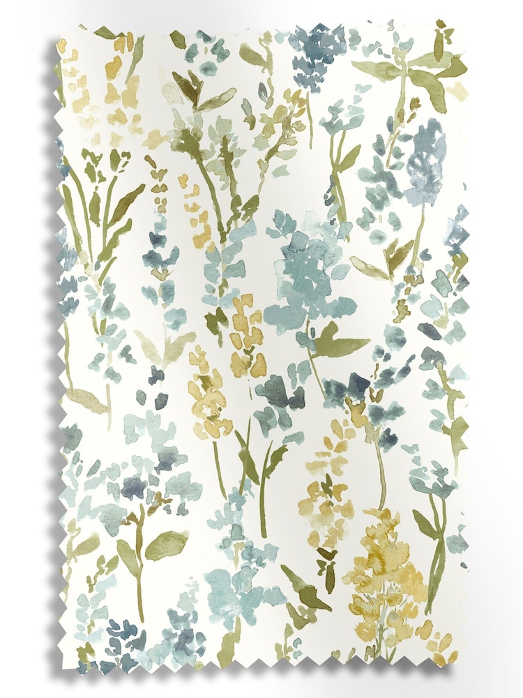 Azure Klimt Made to Measure Curtains - Image 9 of 9