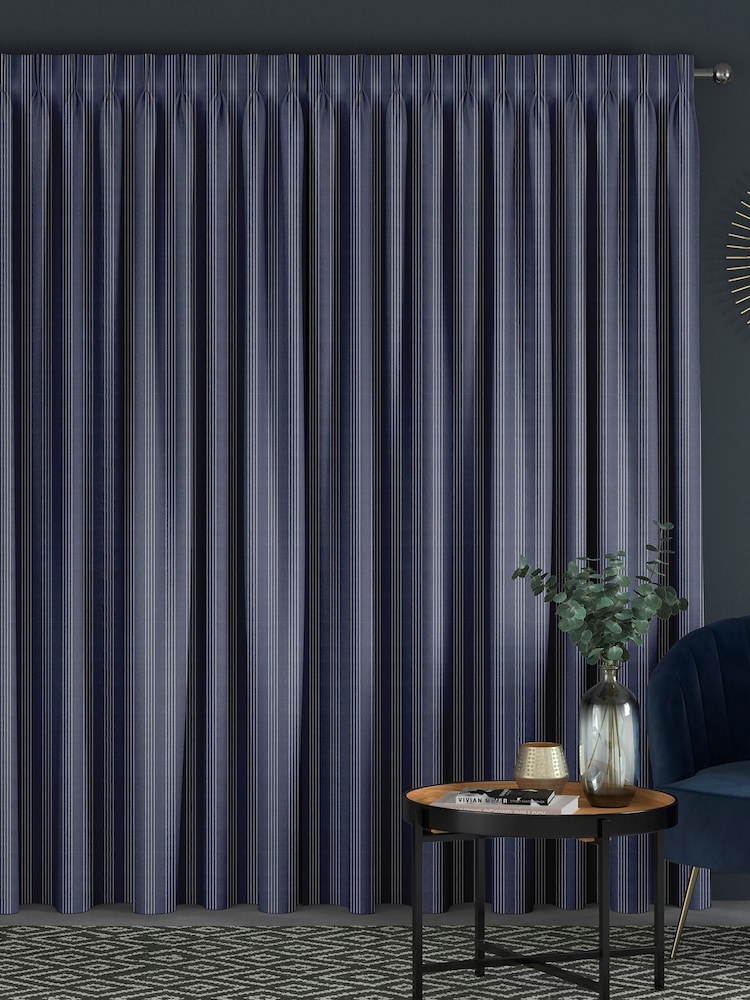 Indigo Leuwin Made to Measure Curtains - Image 2 of 9