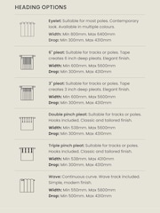 Indigo Leuwin Made to Measure Curtains - Image 3 of 9