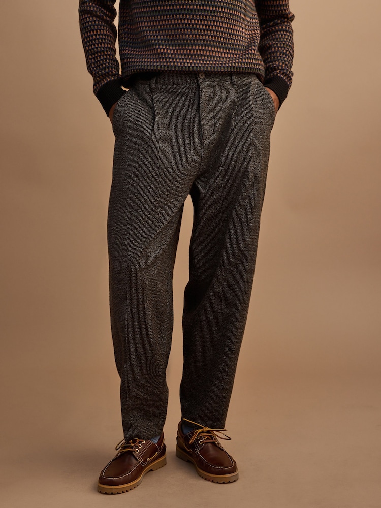 Medžio anglis - N. Premium Checked Trousers - 1 paveikslėlis iš 9