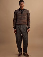 Medžio anglis - N. Premium Checked Trousers - 2 paveikslėlis iš 9
