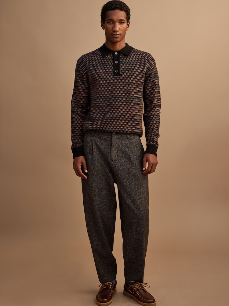 Medžio anglis - N. Premium Checked Trousers - 2 paveikslėlis iš 9