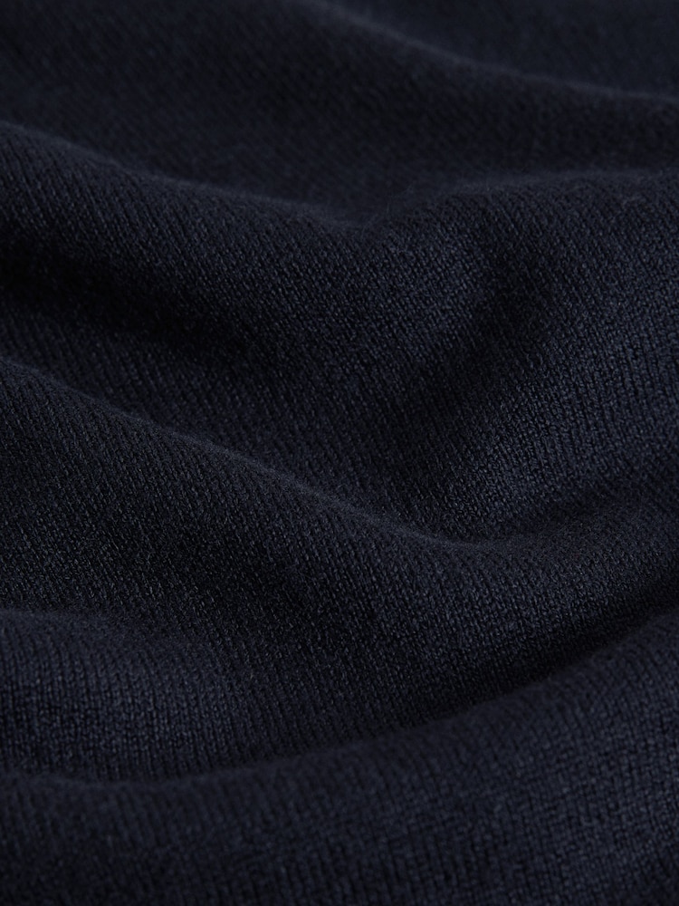 The Set 3 Pack Fine Knit Roll Neck Jumpers Navy Blue/Charcoal Grey/Burgundy Red - Image 6 of 6