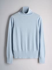 The Set 3 Pack Roll Neck Jumpers With Wool Dark Grey/Charcoal Grey/Halogen Blue/Navy - Image 3 of 6