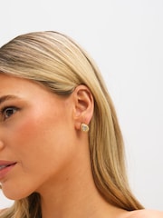 Jon Richard Kristall-Tropfen-Ohrstecker - Bild 2 von 3