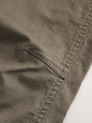Stone Relaxed Tapered Fit Authentic Cotton Rich Stretch Trousers - Image 8 of 10