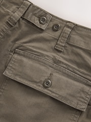 Stone Relaxed Tapered Fit Authentic Cotton Rich Stretch Trousers - Image 9 of 10