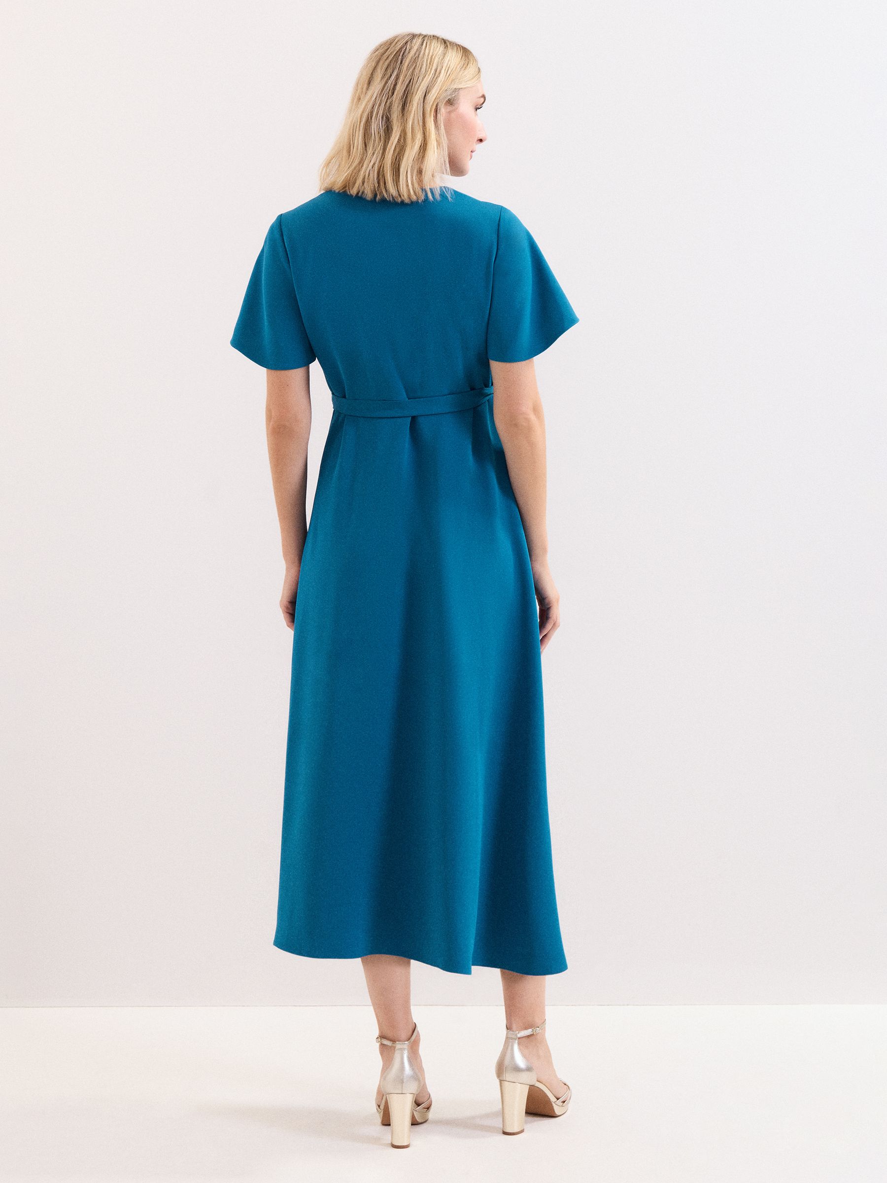 Buy Phase Eight Teal Blue Julissa Wrap Dress from Next USA