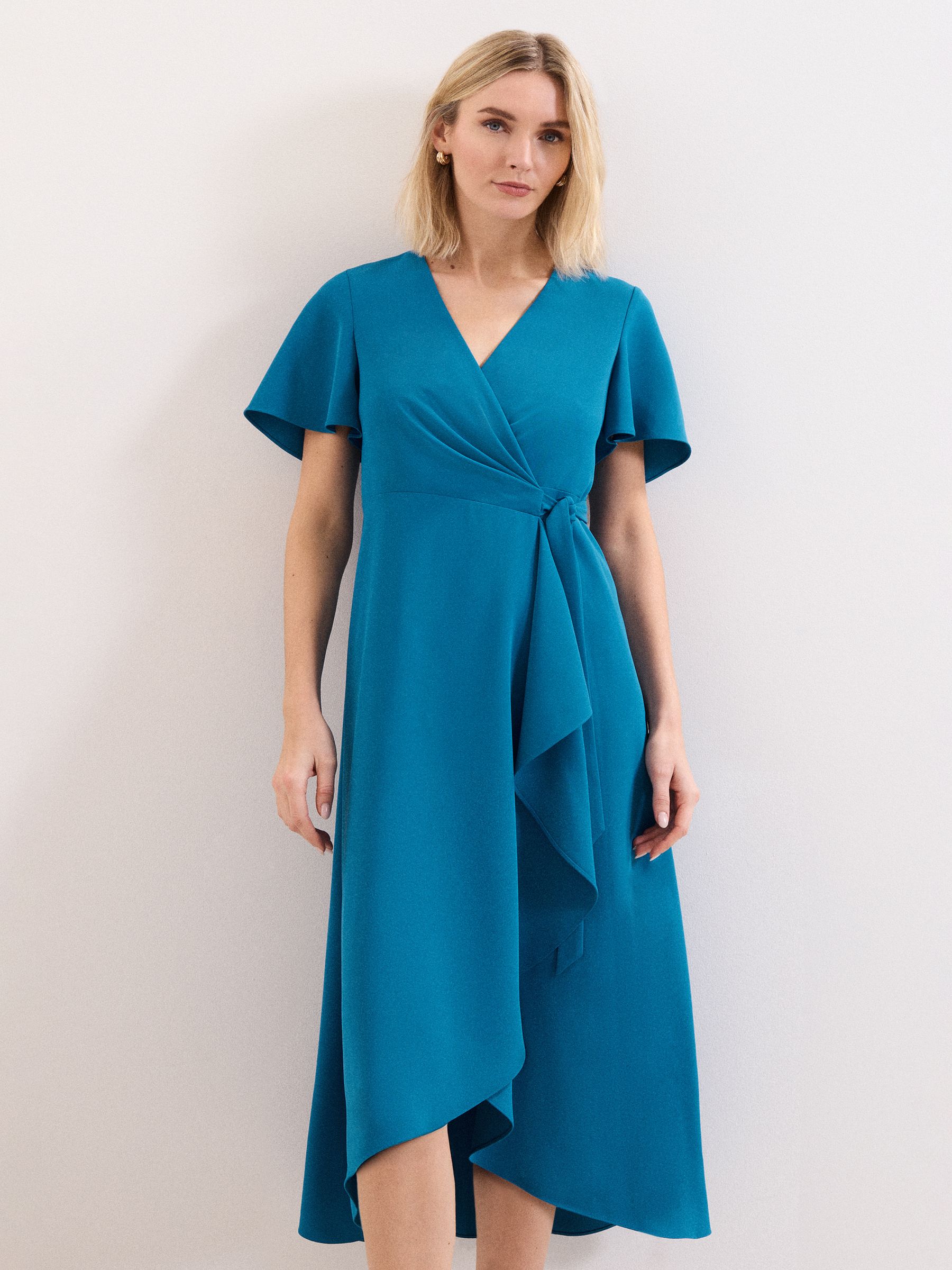 WEAR OR WRAP 2026ssサイズ2 Buy Phase Eight Teal Blue Julissa Wrap Dress from Next USA