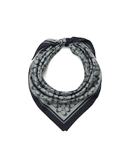 COACH Quadratischer Seidenschal mit strukturiertem Signature-Druck - Bild 3 von 4