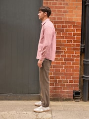 Ашық қоңыр - Textured Stretch Chinos - 10суретінің 2 суреті