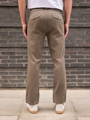 Ашық қоңыр - Textured Stretch Chinos - 10суретінің 4 суреті