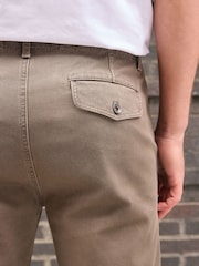 Ашық қоңыр - Textured Stretch Chinos - 10суретінің 5 суреті