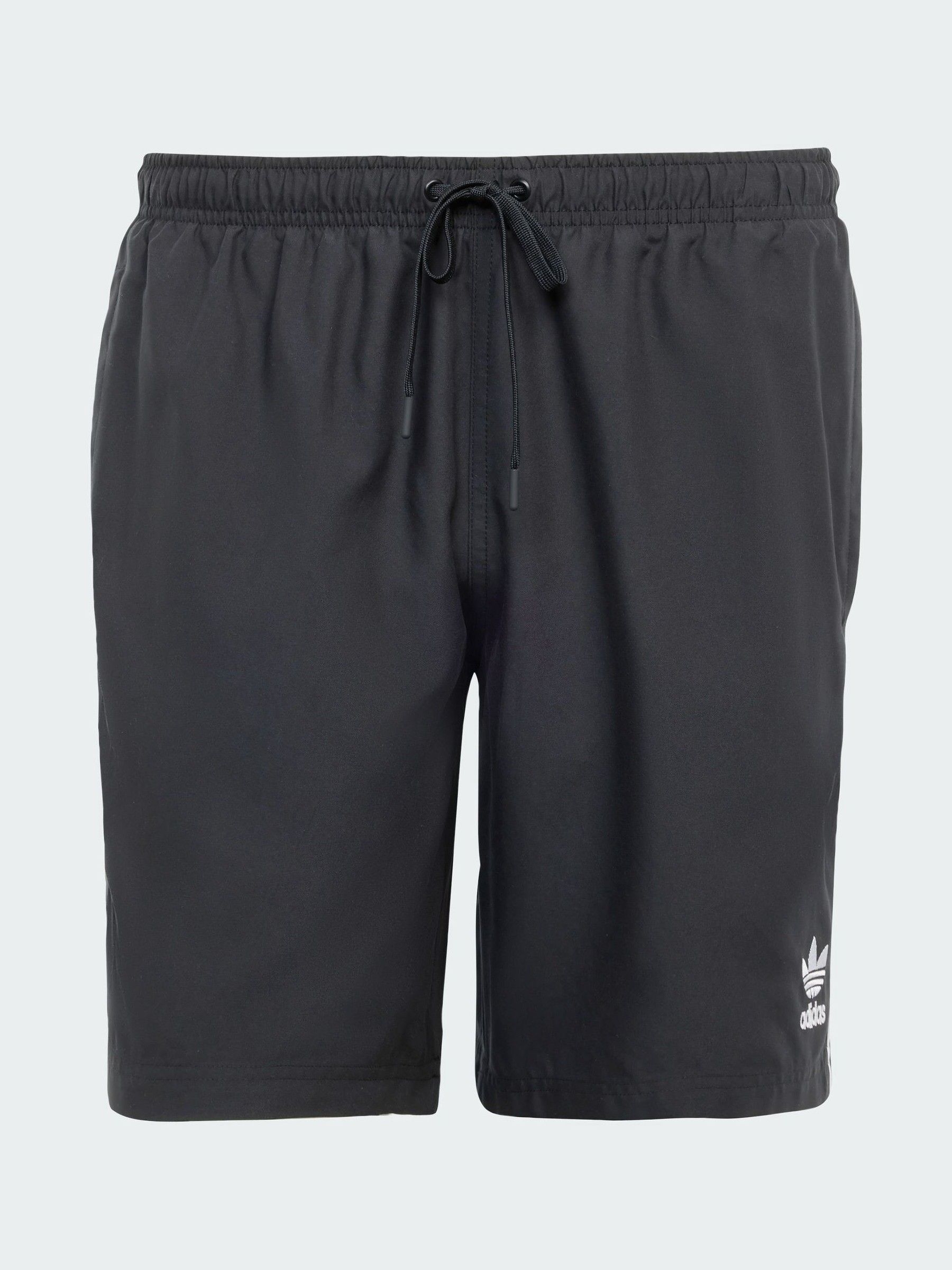 Buy adidas Originals Black Adicolour 3-Stripes 8-Inch Swim Shorts