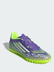 adidas Purple F50 Club Turf Boots - Image 1 of 4
