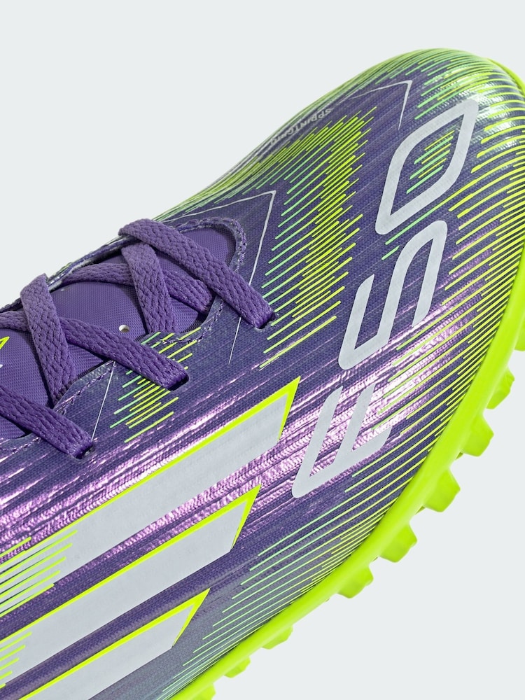 adidas Purple F50 Club Turf Boots - Image 4 of 4