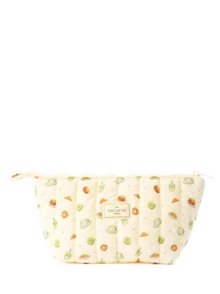 The Flat Lay Co. Marshmallow Essential Make-Up Pouch - Image 1 of 4 The Flat Lay Co. Marshmallow Essential Make-Up Pouch - Image 1 of 4