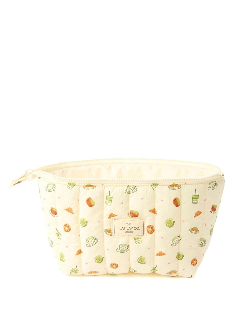 The Flat Lay Co. Marshmallow Essential Make-Up Pouch - Image 2 of 4 The Flat Lay Co. Marshmallow Essential Make-Up Pouch - Image 2 of 4