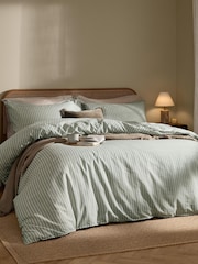 Yard Artichoke Marlow Dual Tone Stripe Duvet Cover and Pillowcase Set - Image 1 of 4