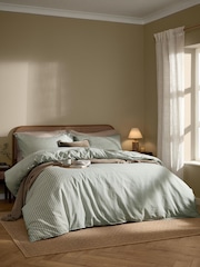 Yard Artichoke Marlow Dual Tone Stripe Duvet Cover and Pillowcase Set - Image 3 of 4