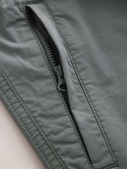 Grey Regular Tapered Fit Cotton Stretch Cargo Trousers - Image 10 of 12