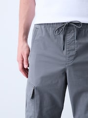 Berde - Cotton Stretch Cargo Pantalon - Larawan 6 ng 7