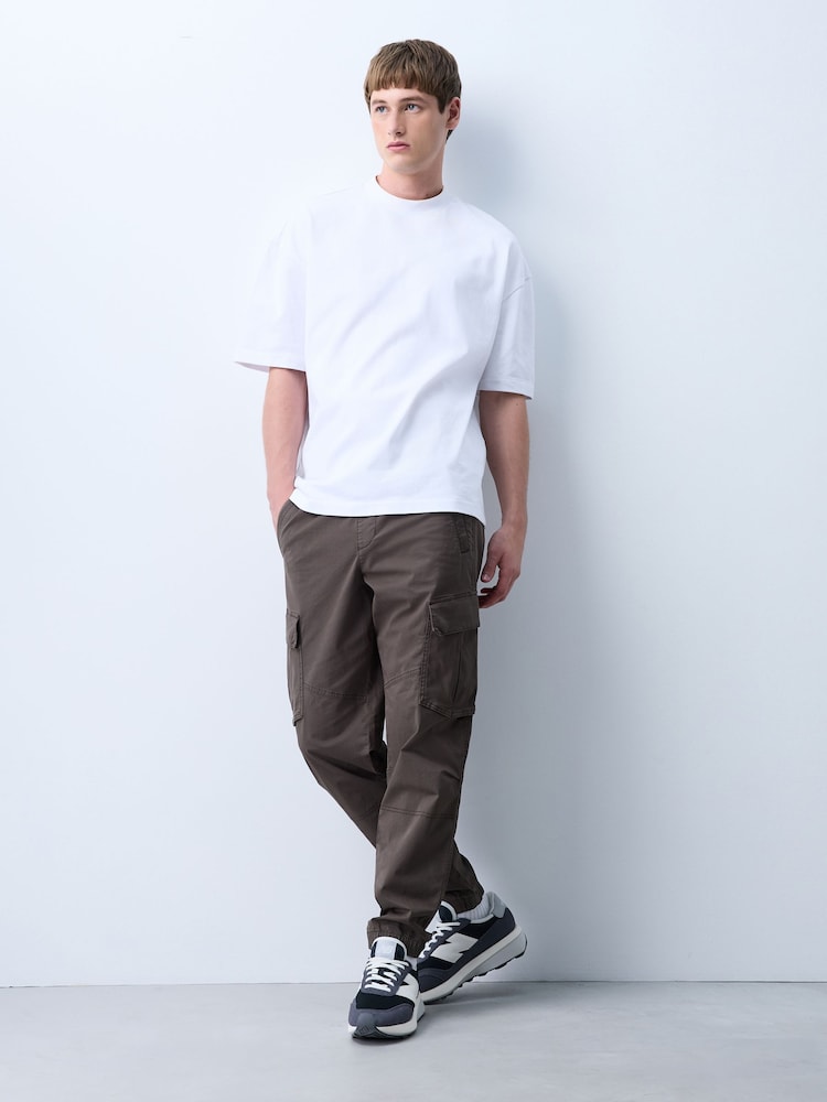 Neutral - Cotton Stretch Cargo Pantalon - Larawan 2 ng 7
