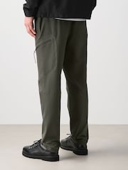 Khaki Green Dry Tech Slim Fit Stretch Utility Cargo Trousers - Image 3 of 9