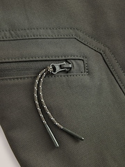 Khaki Green Dry Tech Slim Fit Stretch Utility Cargo Trousers - Image 9 of 9
