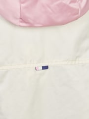 U.S. Polo Assn. White Colourblock Hooded Windbreaker Jacket - Image 10 of 10