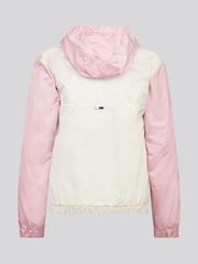 U.S. Polo Assn. White Colourblock Hooded Windbreaker Jacket - Image 8 of 10