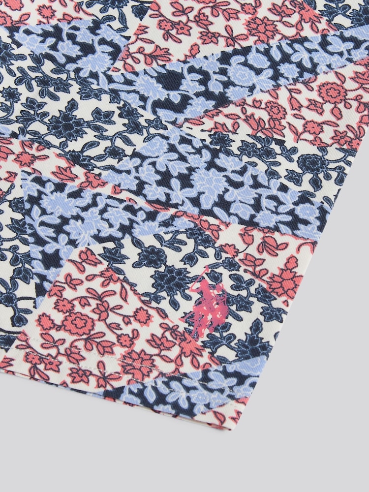 Рожевий - U.S. Polo Assn Patchwork Top & Shorts Set - Image 11 of 11 Рожевий - U.S. Polo Assn Patchwork Top & Shorts Set - Image 11 of 11