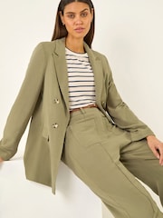 Roman Green Linen Mix Blazer - Image 1 of 5