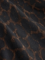 Chocolate Brown True Leopard Print PP WIDE Jeans - Image 8 of 8