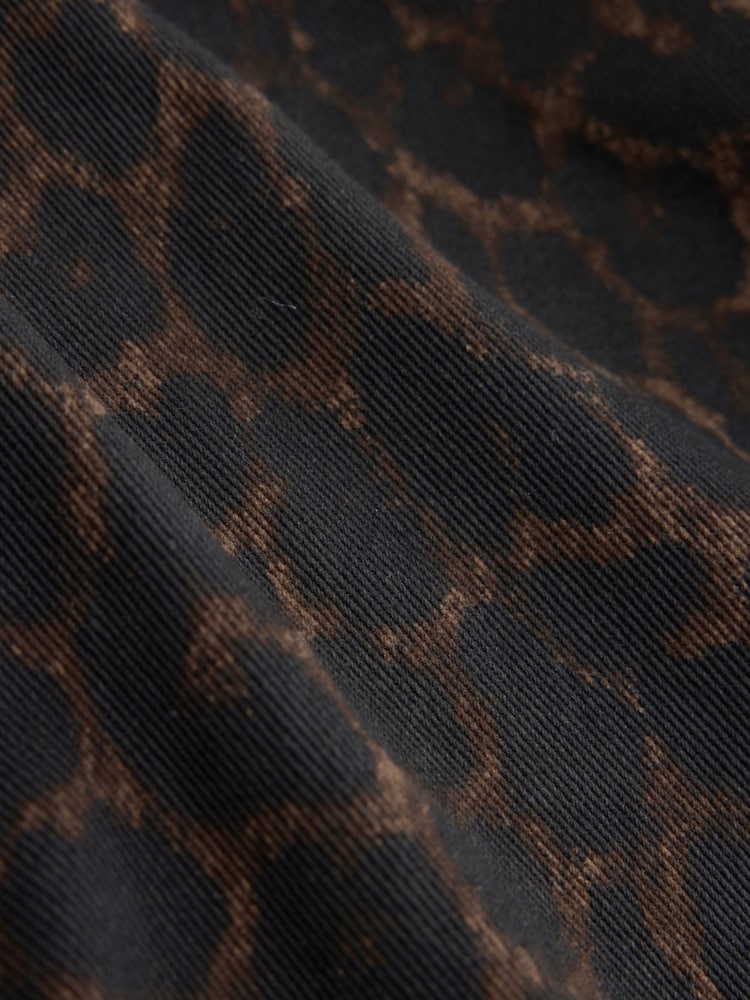 Chocolate Brown True Leopard Print PP WIDE Jeans - Image 8 of 8 Chocolate Brown True Leopard Print PP WIDE Jeans - Image 8 of 8