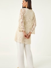 Roman Crochet Tie Tunic - Bild 3 von 5