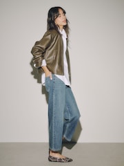 Dark Blue Ankle Straight Jeans - Image 2 of 7