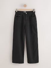 Washed Black N. Premium High Rise City Wide Leg Jeans - Image 7 of 10