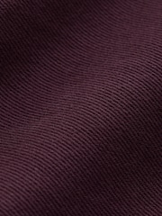 Burgundy Red Wide Leg Denim Jeans - Image 7 of 8
