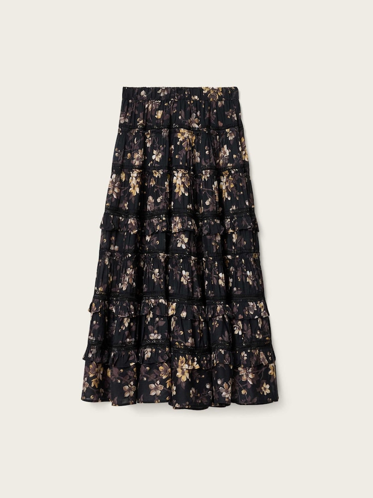 AllSaints Black Talia Skirt - Image 7 of 7