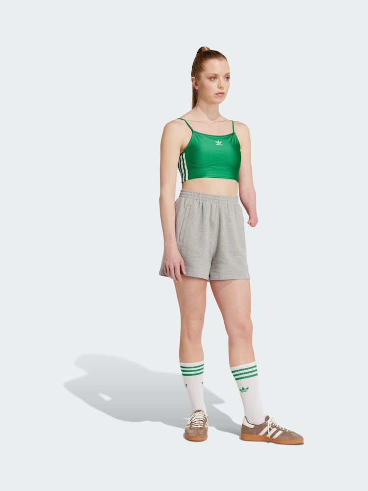 adidas Originals Grey Essentials French Terry Shorts - Image 1 of 5