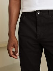 Dark Purple Slim Fit N. Premium 5 Pocket Soft Touch Trousers - Image 5 of 9