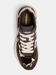 HOFF Brown City Cow Print Trainers - Image 4 of 6