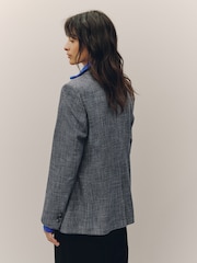 Gris - Americana de lana de botonadura sencilla sartorial - Imagen 4 de 7