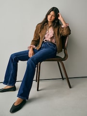 Berry/Dark Blue Mid Rise Bootcut Jeans 2 Pack - Image 2 of 11