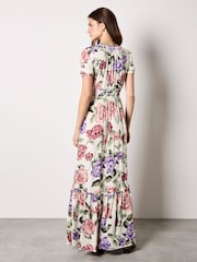 Apricot Cream Chloe Floral Wrap Maxi Dress - Image 5 of 5