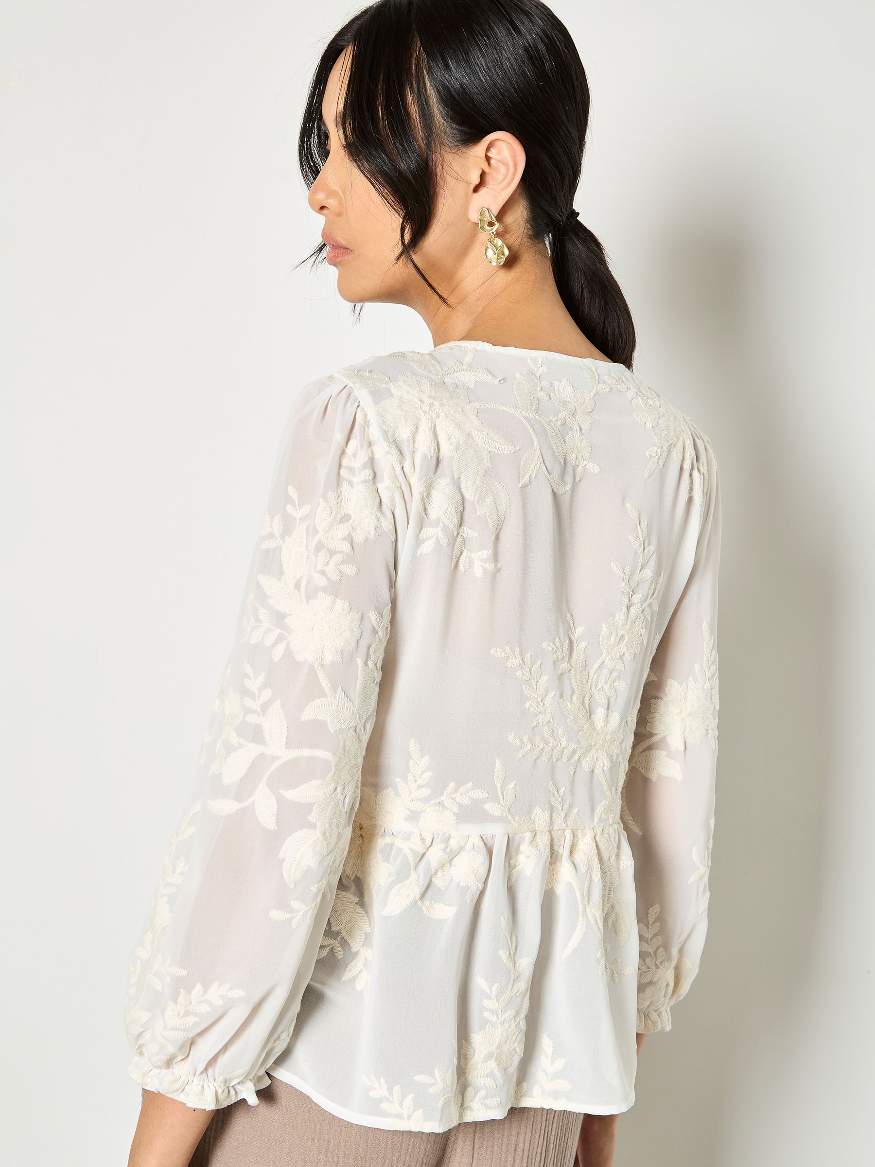 トップス Her lip to Chiffon Gathered Blouse G24479s4.jpg